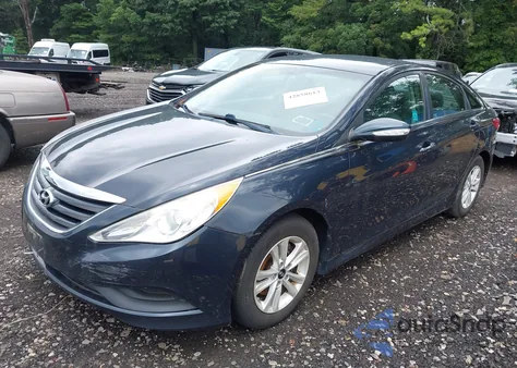 2014 Hyundai Sonata Gls from USA, damaged, VIN 5NPEB4AC7EH924333